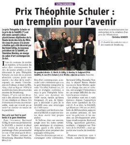 Remise du Prix Théophile Schuler et le Prix de la SAAMS à St'Art samedi 27 novembre 2021