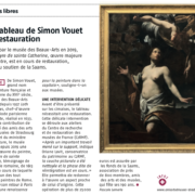 Restauration du tableau de Simon Vouet