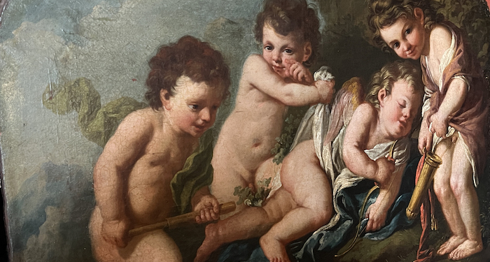 Craquez pour les angelots: La SAAMS lance une campagne de souscription pour participer à la restauration de panneaux dans les appartements du Palais Rohan.