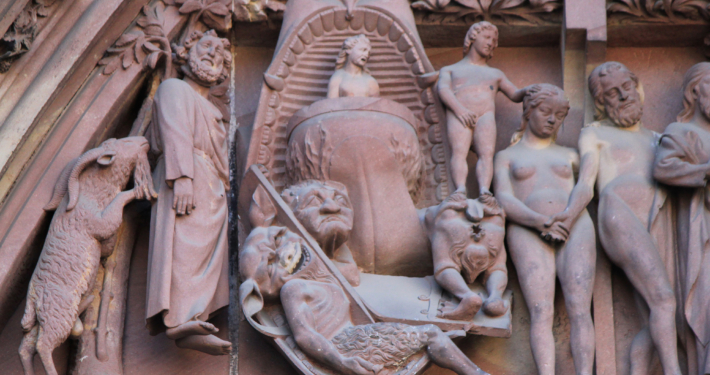 "LE TYMPAN DU PORTAIL CENTRAL DE LA CATHÉDRALE - Quelques clés de lecture de la Passion du Christ"