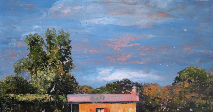 Visite de l'exposition des oeuvres de Marie-Amélie Germain