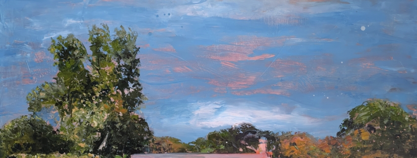 Visite de l'exposition des oeuvres de Marie-Amélie Germain