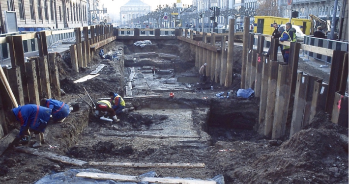 Conférence: "LES FOUILLES ARCHÉOLOGIQUES DES LIGNES  B-C-E DU TRAMWAY DE STRASBOURG"